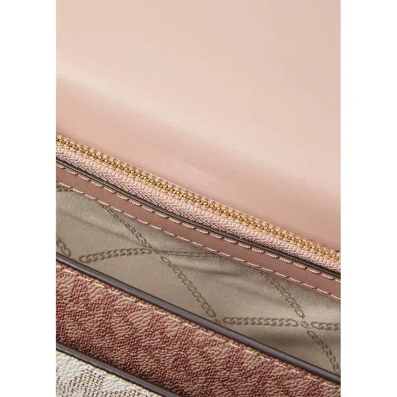 MICHAEL Michael Kors  Jade Large Gusset Shoulder Purse Handbag - Picture 3 of 4